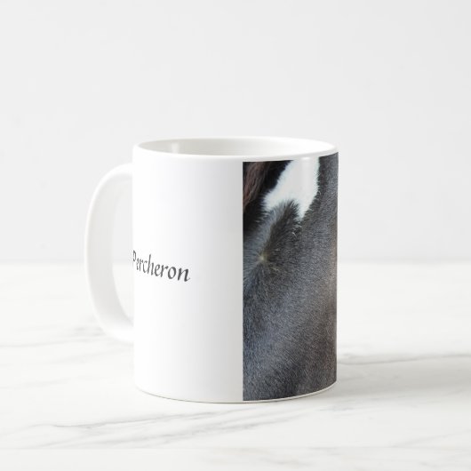 Percheron Horse Tasse (Vorderseite Links)