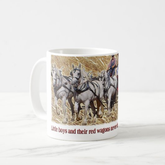 Percheron Kaffeetasse (Vorderseite Links)