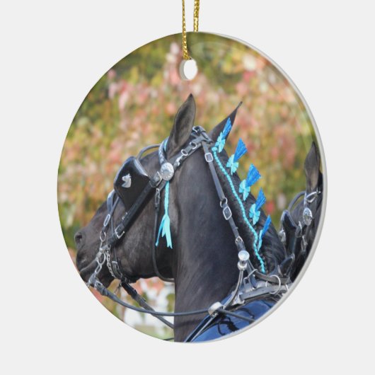 Percheron-Ornament Keramik Ornament (Links)