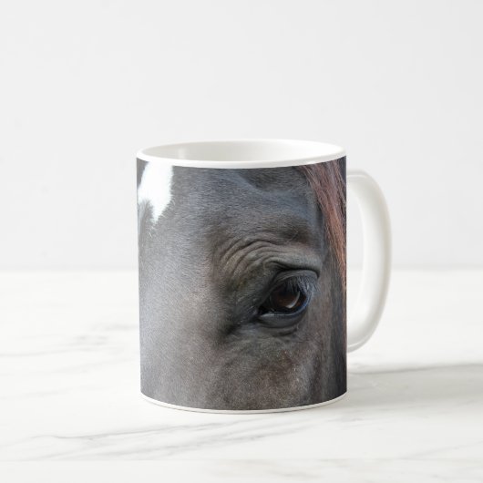 Percheron-Pferd-Tasse Kaffeetasse (VorderseiteRechts)