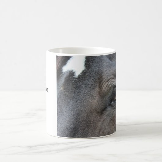 Percheron-Pferd-Tasse Kaffeetasse (Mittel)