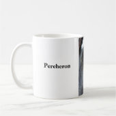 Percheron-Pferd-Tasse Kaffeetasse (Links)