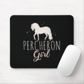 Percheron Pferde Wandern neben dem Wasser Mousepad (Mit Mouse)