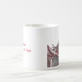 Percheron PferdeTasse Kaffeetasse (Mittel)