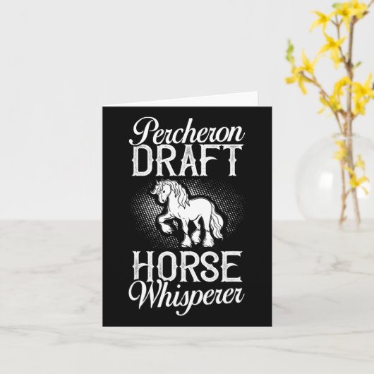 Percheron Reitsattel Karte (Gelbe Blume)