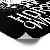 Percheron Reitsattel Poster (Ecke)