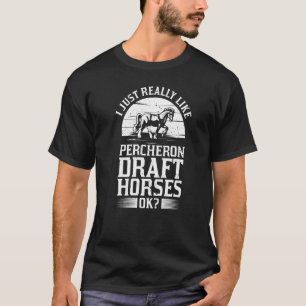 Percheron Reitsattel T-Shirt