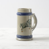 Percherons Bierglas (VorderseiteRechts)