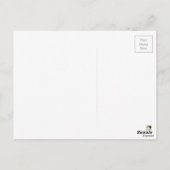 Percht Christmas Hexenkarte Postkarte (Rückseite)