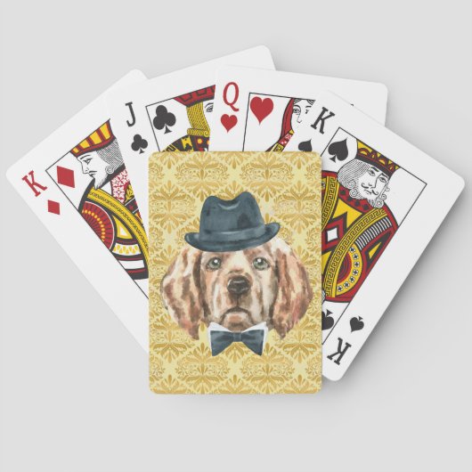 Percival der Labrador Funny Dog Spielkarten (Rückseite)