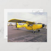 Percival EP9 Flugzeug Postkarte (Vorne/Hinten)