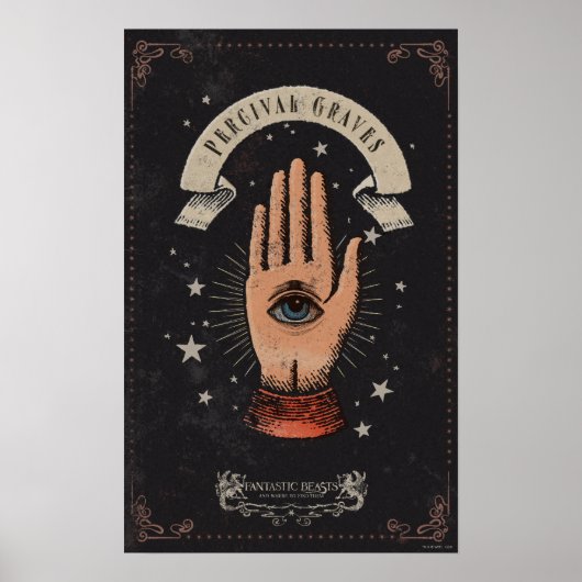 PERCIVAL GRAVES™ Magic Hand Graphic Poster (Vorne)