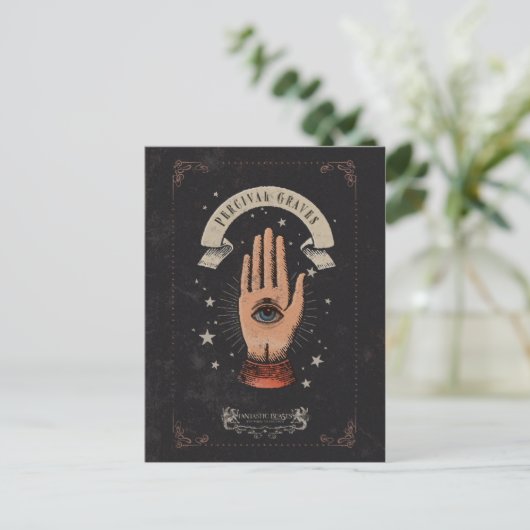 PERCIVAL GRAVES™ Magic Hand Graphic Postkarte (Stehend Vorderseite)