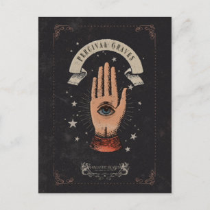 PERCIVAL GRAVES™ Magic Hand Graphic Postkarte