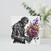 Percival Grimsley - Gotische Viktorianische Grußka (Stehend Vorderseite)