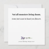 Percival Grimsley - Gotische Viktorianische Grußka (Rückseite)