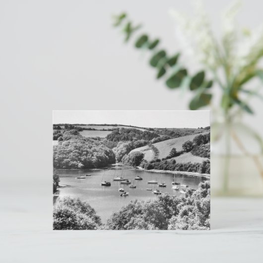 Percuil River Cornwall Postkarte (Stehend Vorderseite)