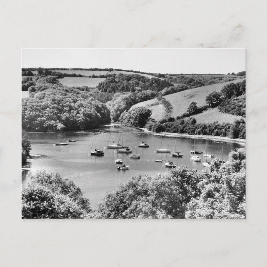 Percuil River Cornwall Postkarte (Vorderseite)