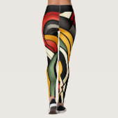 Percussion-Rhythmen Leggings (Rückseite)