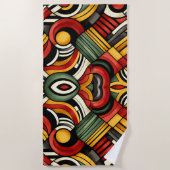 Percussion-Rhythmen Strandtuch (Vorderseite)