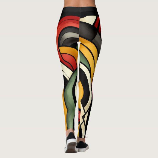 Percussion Rhythms Leggings (Rückseite)