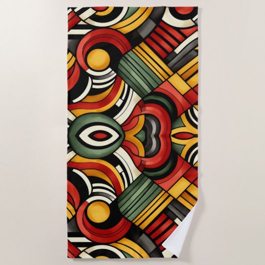 Percussion Rhythms Strandtuch (Vorderseite)