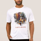 *~* Percussionist Cool Cat AP91 DRUM Player T-Shirt (Vorderseite)