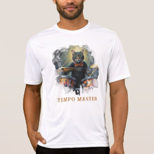 *~* Percussionist Cool Cat DRUMMER BOW KRAWATTE AP T-Shirt
