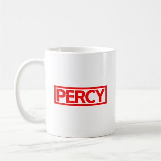 Percy-Briefmarke Kaffeetasse (Links)