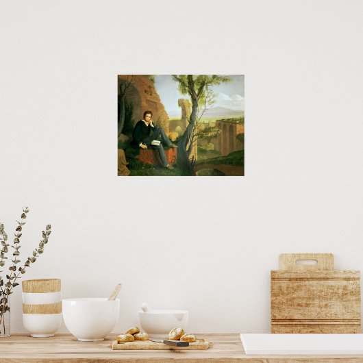 Percy Bysshe Shelley 1845 Poster (Küche)