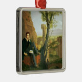 Percy Bysshe Shelley 1845 Silbernes Ornament (Rechts)
