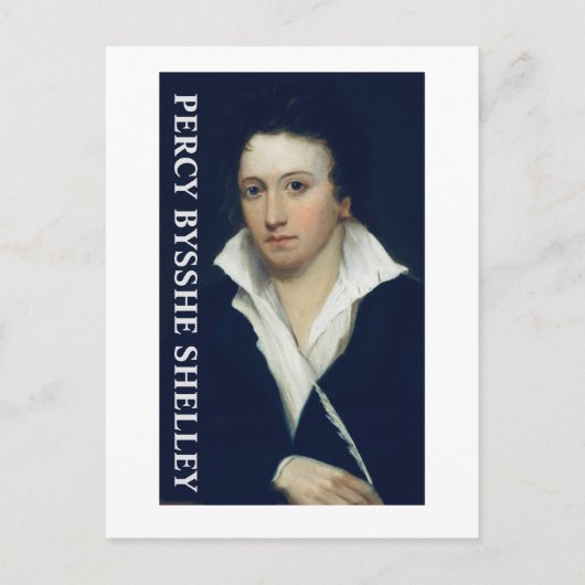 Percy Bysshe Shelley Postkarte (Vorderseite)