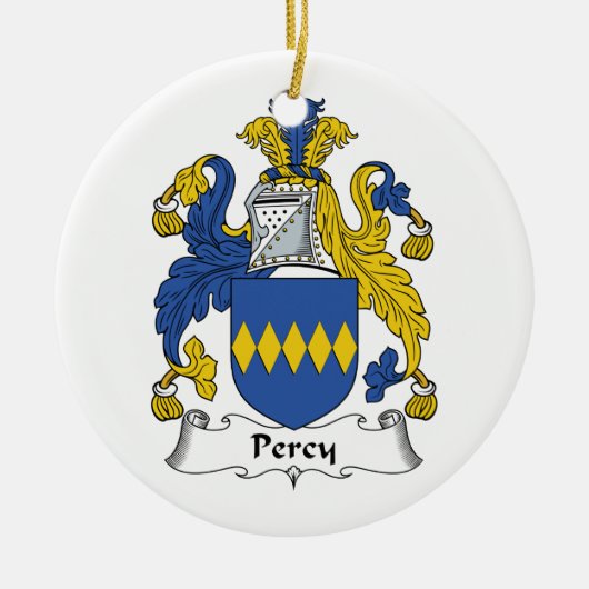 Percy Familienwappen Keramikornament (Vorne)