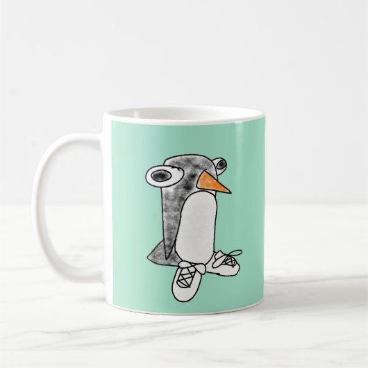 Percy Penguin "Brain.exe antwortet nicht" Tasse (Links)