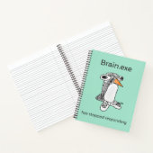 Percy Penguin Brain.exe Hat Notizbuch angehalten (Innenseite)