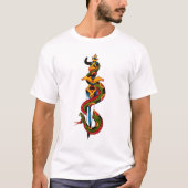 Percy Wasserschlange und -dolch T-Shirt (Vorderseite)