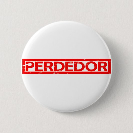 Perdedor Briefmarke Button (Vorderseite)
