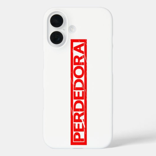 Perdedora-Briefmarke Case-Mate iPhone Hülle (Rückseite)