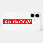 Perdedora-Briefmarke Case-Mate iPhone Hülle (Rückseite (Horizontal))