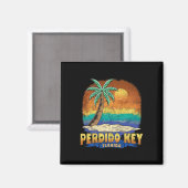 Perdido Key Florida Vintag Distressive Souvenir Magnet (Vorderseite/Rückseite)