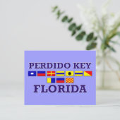 Perdido Key Postkarte (Stehend Vorderseite)