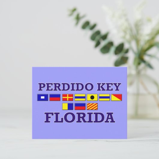 Perdido Key Postkarte (Stehend Vorderseite)