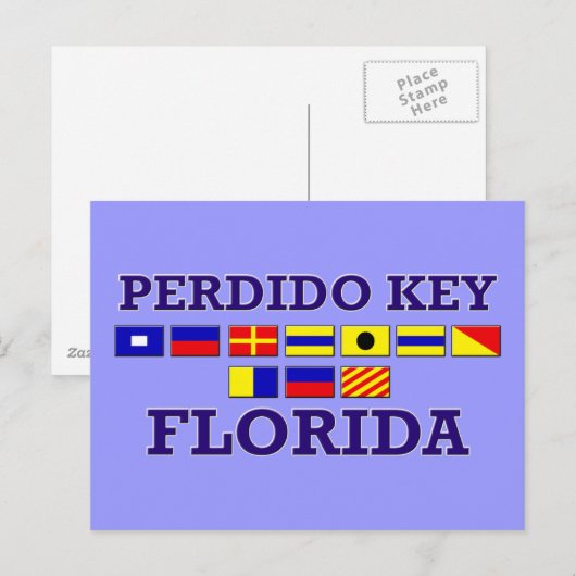 Perdido Key Postkarte (Vorne/Hinten)