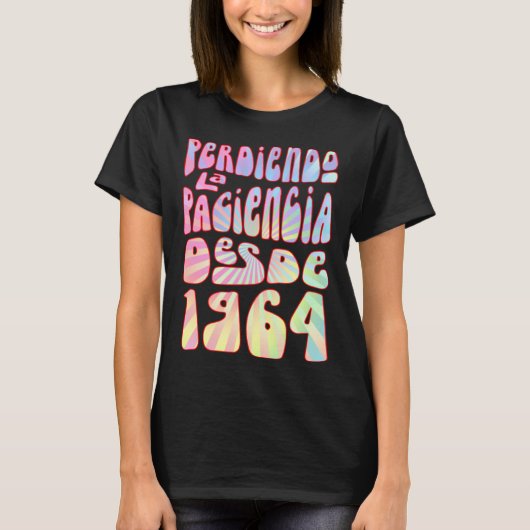 Perdiendo La Paciencia Desde 1964 59 Años Cumpleañ T-Shirt (Vorderseite)