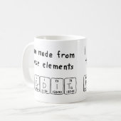 Perdita Periodenname Tasse (Vorderseite Links)