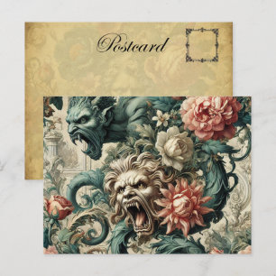 Perditionshistorie - Gotik Viktorianisch Feiertagspostkarte