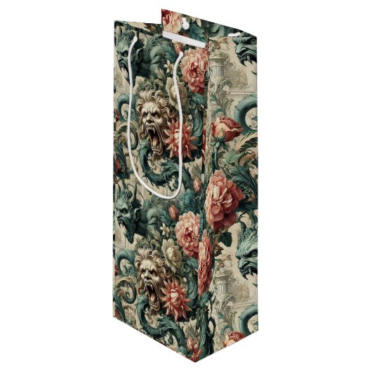 Perditionshistorie - Gotik Viktorianisch Geschenktüte Für Weinflaschen (Vorderseite Schrägansicht)