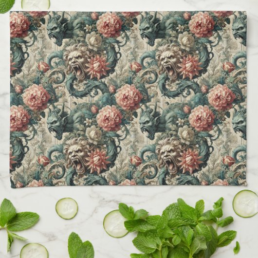 Perditionshistorie - Gotik Viktorianisch Geschirrtuch (Gefaltet)