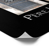 Père Lachaise Friedhof Crypt Print Poster (Ecke)