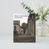 Père Lachaise Friedhof Postkarte (Stehend Vorderseite)